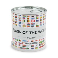 Magnetische puzzel Vlaggen van de Wereld