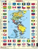Kinderpuzzel Amerika met vlaggen | Larsen